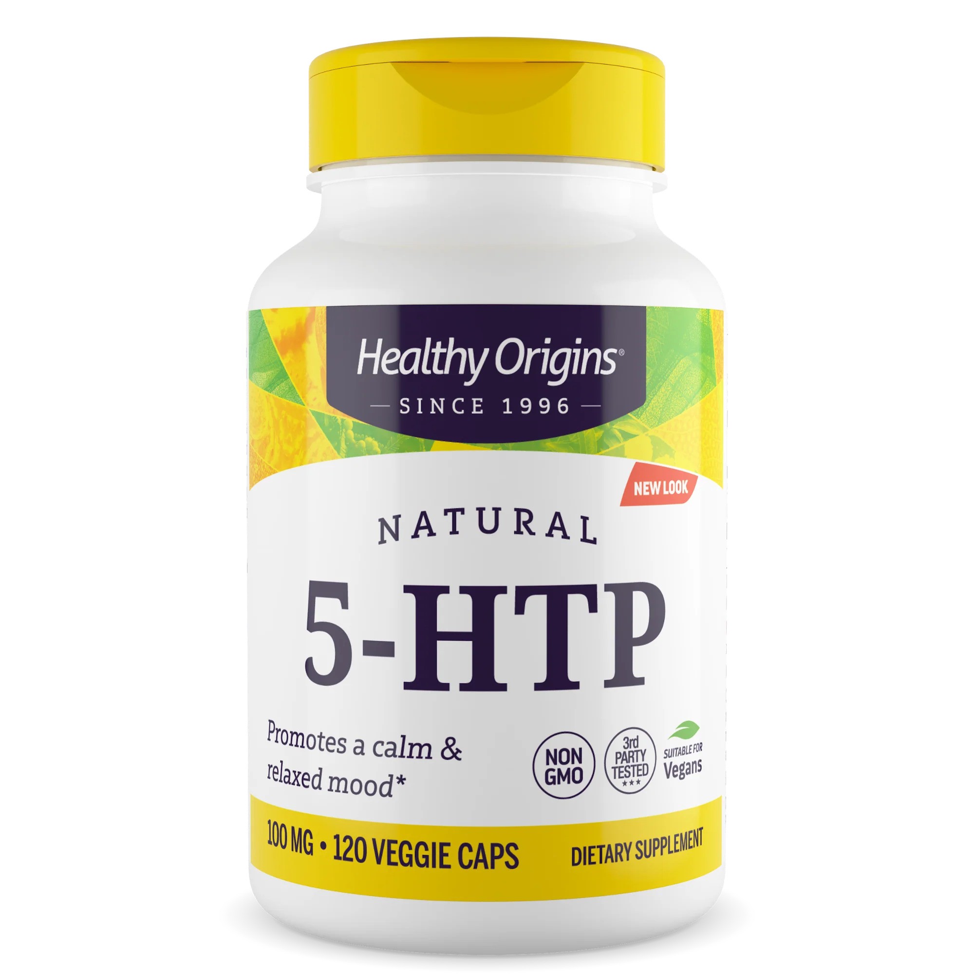 Healthy Origins 5-HTP 100mg, 120 Veggie Caps