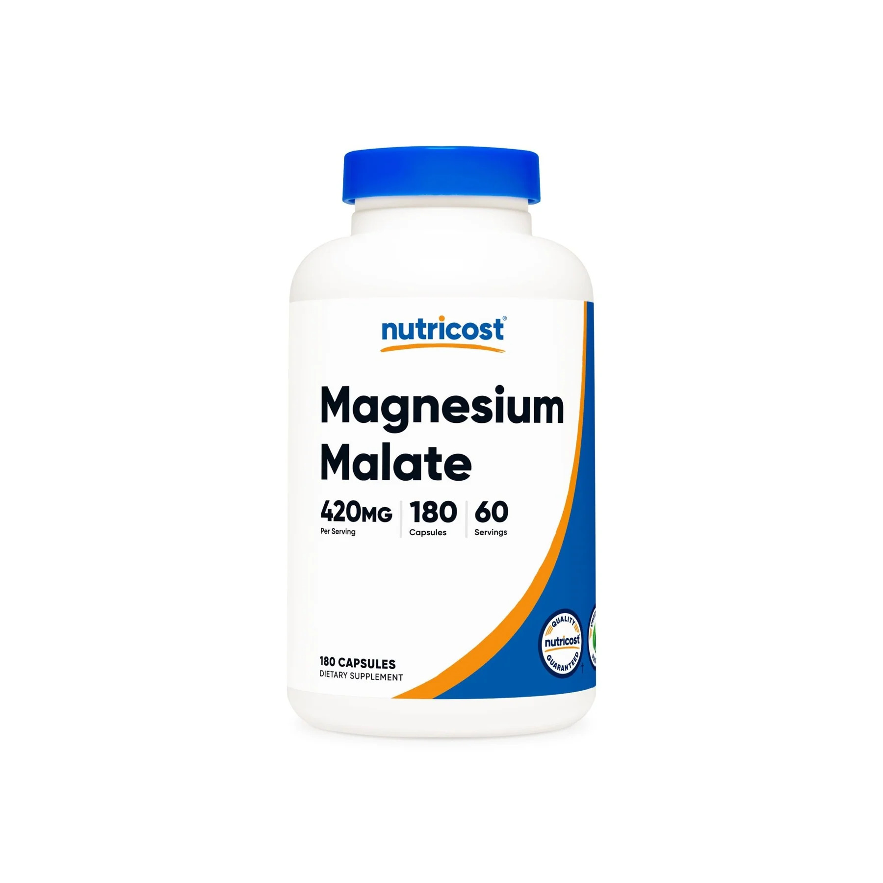 Nutricost Magnesium Malate 180 Capsules (420mg per Serving)