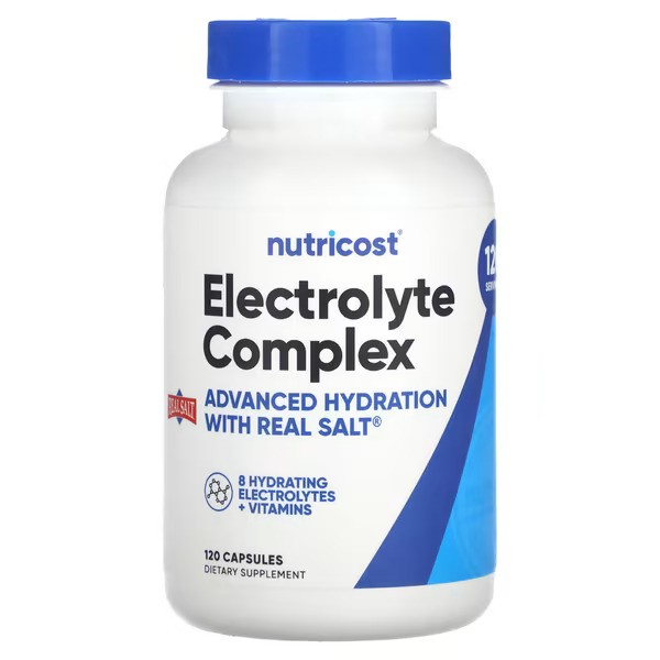 Nutricost Electrolyte Complex 120 Capsules (8 Hydrating Electrolytes & Vitamins)